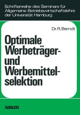 Cover of Optimale Werbeträger- und Werbemittelselektion