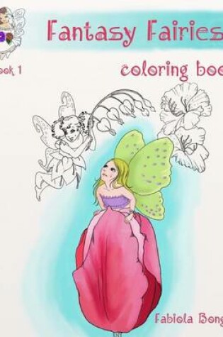 Cover of Fantasy Fairies coloring book