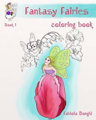 Cover of Fantasy Fairies coloring book