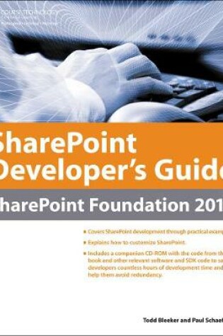 Cover of SharePoint Developer's Guide