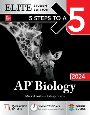 Book cover for 5 Steps to a 5: AP Biology 2024 Elite Student Edition