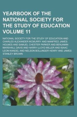 Cover of Yearbook of the National Society for the Study of Education Volume 11