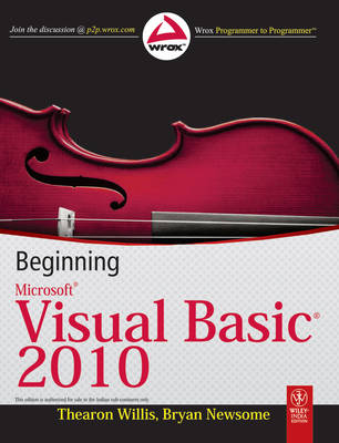 Book cover for Beginning Microsoft Visual Basic 2010