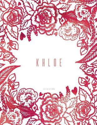 Book cover for Khloe. Dotted Notebook