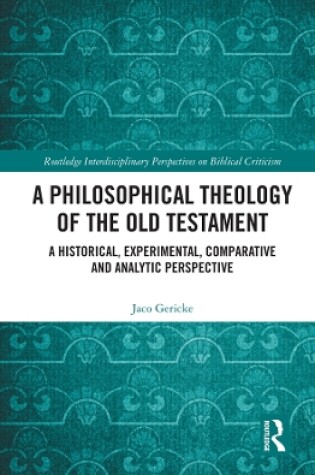 Cover of A Philosophical Theology of the Old Testament