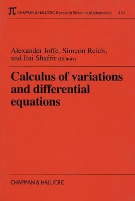 Cover of Calculus of Variations and Differential Equations