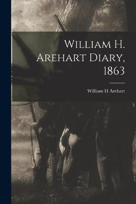 Book cover for William H. Arehart Diary, 1863