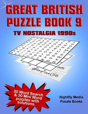 Book cover for Great British TV Nostalgia Puzzle Book 1990s