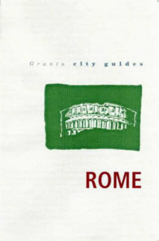 Cover of Granta City Guides: Rome