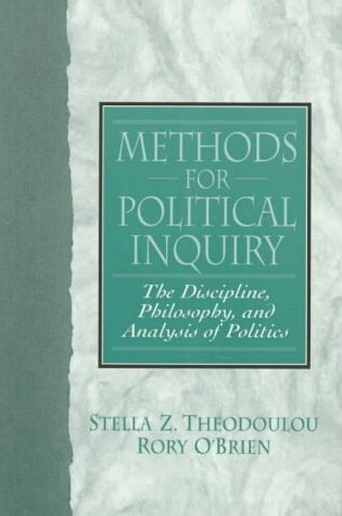 Cover of Methods for Political Inquiry