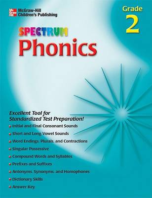 Cover of Spectrum Phonics, Grade 2