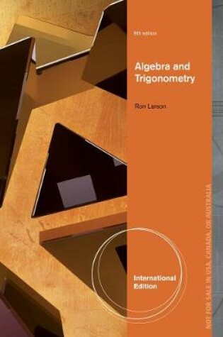 Cover of Algebra & Trigonometry, International Edition