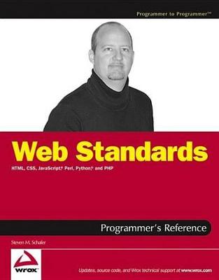 Cover of Web Standards Programmer's Reference