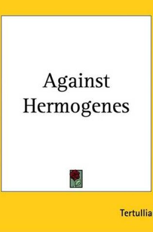 Cover of Against Hermogenes