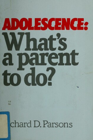 Cover of Adolescence