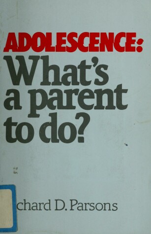 Book cover for Adolescence