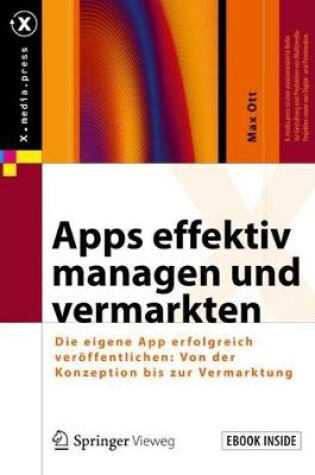 Cover of Apps Effektiv Managen Und Vermarkten
