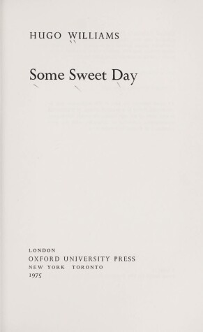 Book cover for Some Sweet Day