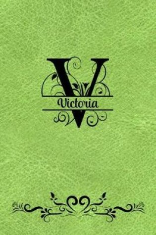 Cover of Split Letter Personalized Journal - Victoria