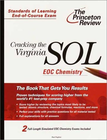 Cover of Cracking the Virginia Sol Eoc Chemistry