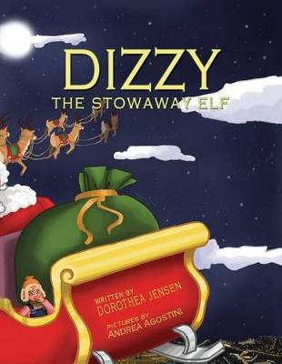 Book cover for Dizzy, the Stowaway Elf