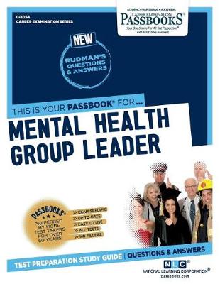 Book cover for Mental Health Group Leader (C-3054)