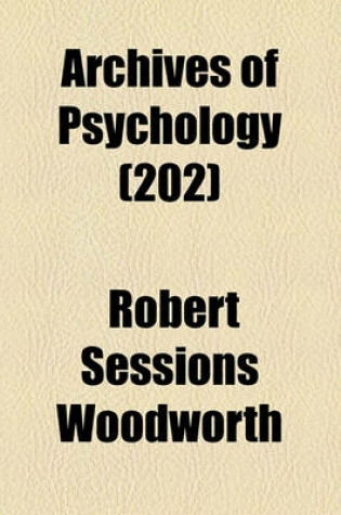 Cover of Archives of Psychology (202)