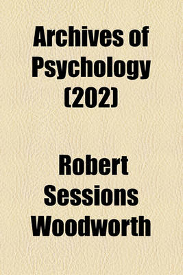 Book cover for Archives of Psychology (202)