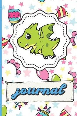 Book cover for Dragon Birthday Party Journal