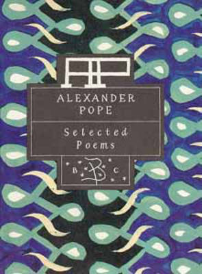 Book cover for Alexander Pope: Selected Poems
