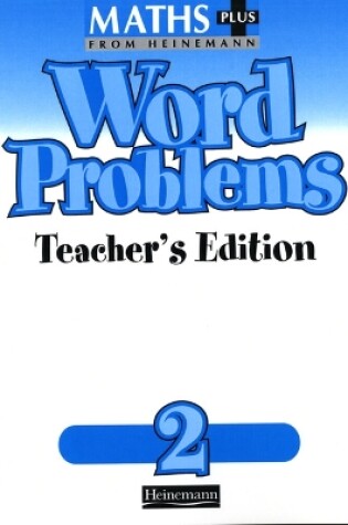 Cover of Maths Plus Word Problems 2: Teacher's Book