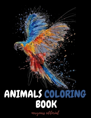 Book cover for Animal Kingdom Coloring Book