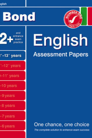 Cover of Bond Sixth Papers in English 12-13+ Years