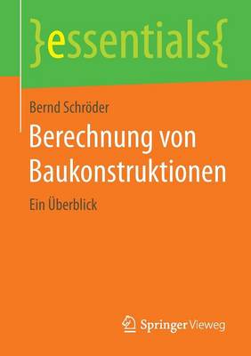 Cover of Berechnung von Baukonstruktionen