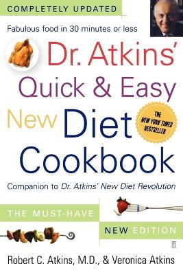 Book cover for Dr. Atkins' Quick & Easy New Diet Cookbook