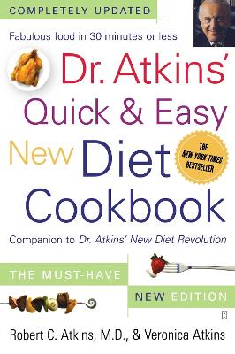 Book cover for Dr. Atkins' Quick & Easy New Diet Cookbook