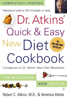 Book cover for Dr. Atkins' Quick & Easy New Diet Cookbook