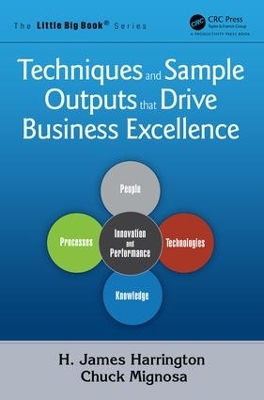 Book cover for Techniques and Sample Outputs that Drive Business Excellence