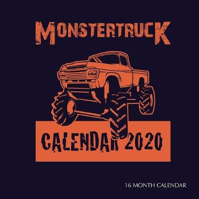 Book cover for Monster Trucks Calendar 2020