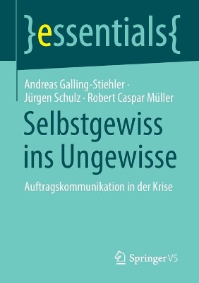 Book cover for Selbstgewiss ins Ungewisse