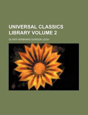 Book cover for Universal Classics Library Volume 2