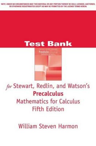 Cover of TB Precalc Math Calc-CD 5e
