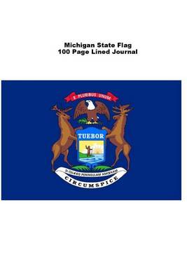 Book cover for Michigan State Flag 100 Page Lined Journal