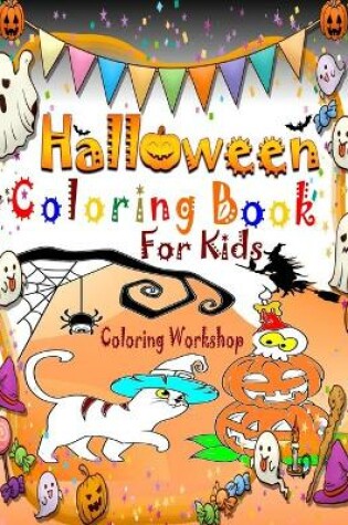 Cover of Halloween Coloring Book for Kids