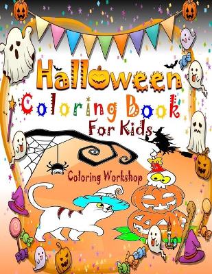 Book cover for Halloween Coloring Book for Kids