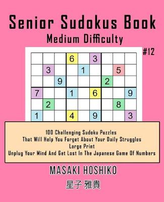 Book cover for Senior Sudokus Book Medium Difficulty #12