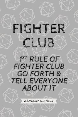 Book cover for Fighter Club - Adventure Notebook