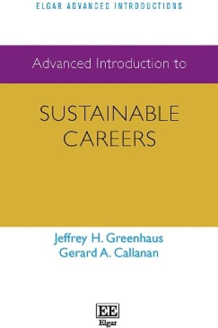 Cover of Advanced Introduction to Sustainable Careers