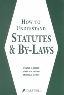 Book cover for How to Unders Statutes by Laws