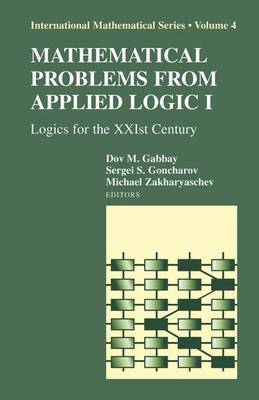 Book cover for Mathematical Problems from Applied Logic I